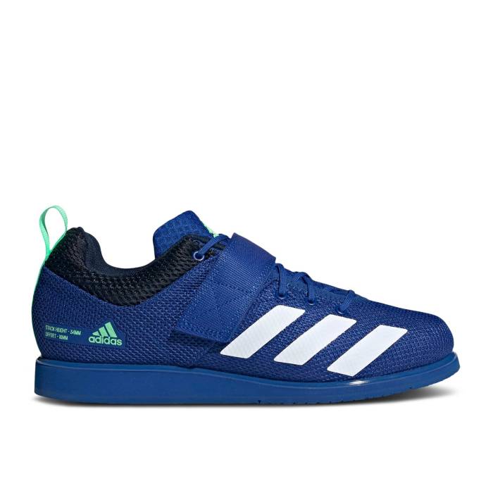 アディダス Adidas 【 Wmns Powerlift 5 \u0027Royal Blue White\u0027 Women Royal Blue/Cloud White/Beam Green 】 力強さ相応う 青味 青味 レディース 青味 青味 白いこと 白いこと green 緑・緑であること