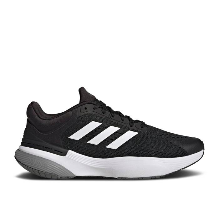 アディダス Adidas 【 Response 3 Black White Men Core Black/Core Black/Cloud White 】 Response レスポンス メンズ コア 黒色 ブラック 白色 ホワイト