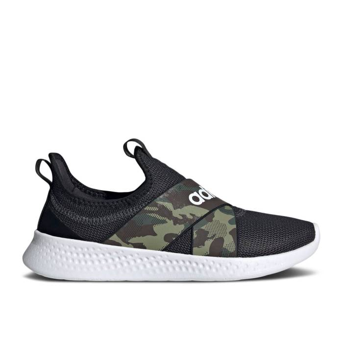 アディダス Adidas 【 Wmns Puremotion Adapt \u0027Camo\u0027 Women Carbon/Cloud White/Core Black 】 アダプト レディース 炭素 白いこと 白いこと 中核グループ 黒いこと 黒いこと