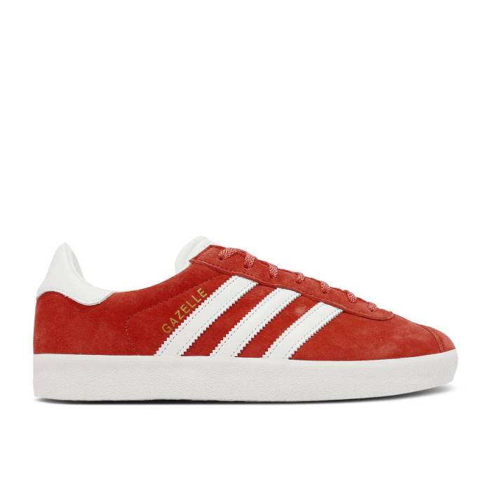 アディダス Adidas 【 Gazelle 85 \u0027Preloved Red\u0027 Men Preloved Red/Cloud White/Core Black 】 ガゼル メンズ Red 赤・レッド 白色 ホワイト コア 黒色 ブラック 靴-メンズ靴-スニーカー