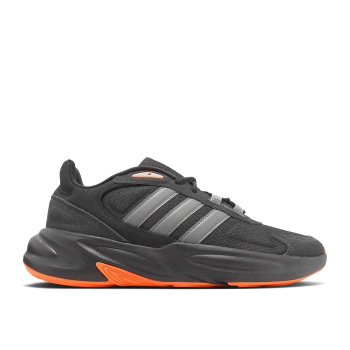 アディダス Adidas 【 Ozelle Black Orange Men Core Black/Grey Four/Carbon 】 メンズ コア 黒色 ブラック 灰色 グレー カーボン