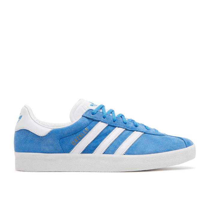 アディダス Adidas 【 Gazelle 85 Blue Bird Men Blue Bird/Cloud White/Gold Metallic 】 ガゼル メンズ 青色 ブルー 白色 ホワイト ゴールド