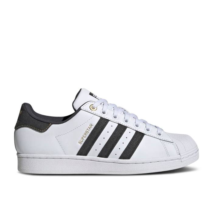 アディダス Adidas 【 Superstar 'White Carbon Gold' Men Cloud White/Carbon/Core Black 】 Superstar スーパースター カーボン メンズ 白色 ホワイト カーボン コア 黒色 ブラック