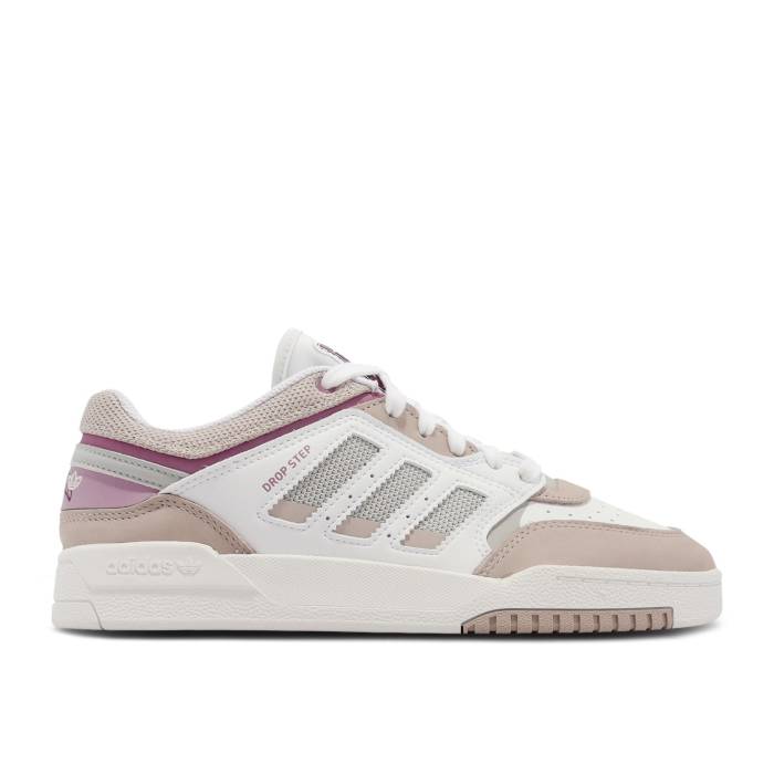 アディダス Adidas 【 Wmns Drop Step Low \u0027White Wonder Natural\u0027 Women Footwear White/Wonder Natural/Grey Two 】 レディース 白いこと 白いこと 自然的 薄墨色 薄墨色