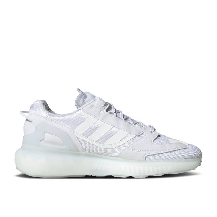 アディダス Adidas 【 Zx 5K Boost \u0027Cloud White\u0027 Men Cloud White/Cloud White/Grey One 】 ブースト メンズ 白いこと 白いこと 薄墨色 薄墨色