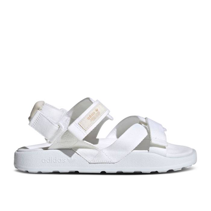 アディダス Adidas 【 Wmns Adilette Adventure Sandal \u0027White Wonder Taupe\u0027 Women Cloud White/Core White/Wonder Taupe 】 アディレッタ レディース 白いこと 白いこと 中核グループ