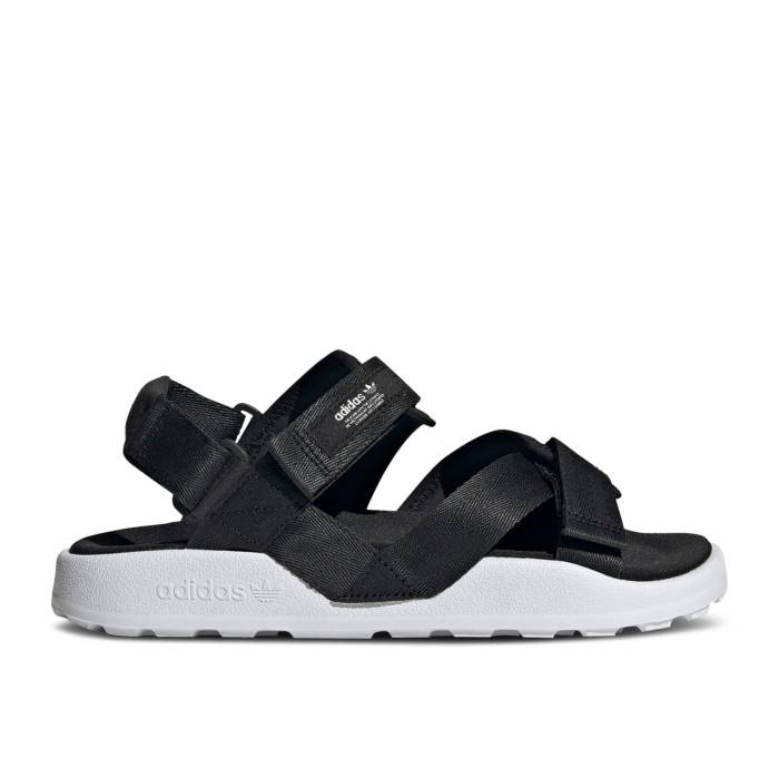 アディダス Adidas 【 Wmns Adilette Adventure Sandal \u0027Black White\u0027 Women Core Black/Cloud White/Off White 】 アディレッタ レディース 中核グループ 黒いこと 黒いこと 白いこと 白いこと