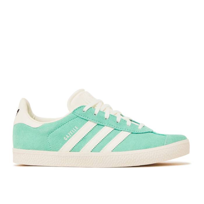 アディダス Adidas 【 Gazelle J \u0027Easy Green\u0027 Youth Easy Green/Core White/Silver Green 】 ガゼル 御坊っちゃん キッズ green 緑・緑であること 中核グループ 白いこと 白いこと Silver しろがね色・しろがね色