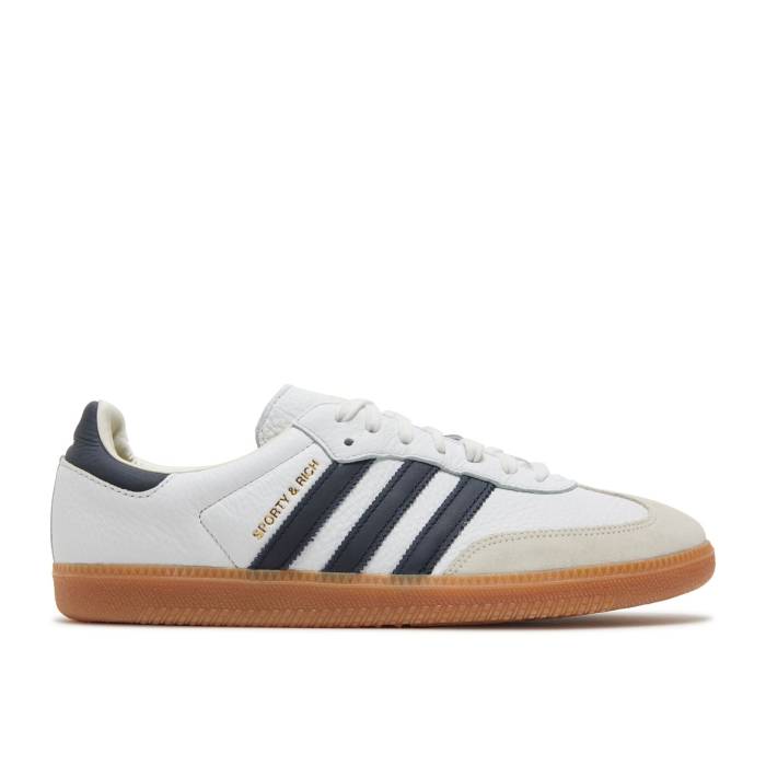 アディダス Adidas 【 Sporty \u0026 Rich X Samba Og \u0027White Legend Ink\u0027 Men Cloud White/Legend Ink/Gum 】 サンバ Legend 言い伝え メンズ 白いこと 白いこと Legend 言い伝え