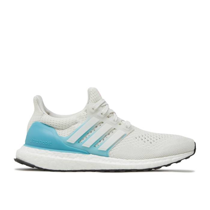 アディダス Adidas 【 Wmns Ultraboost 1.0 \u0027White Preloved Blue\u0027 Women Crystal White/Crystal White/Preloved Blue 】 レディース 白いこと 白いこと 青碧 青碧
