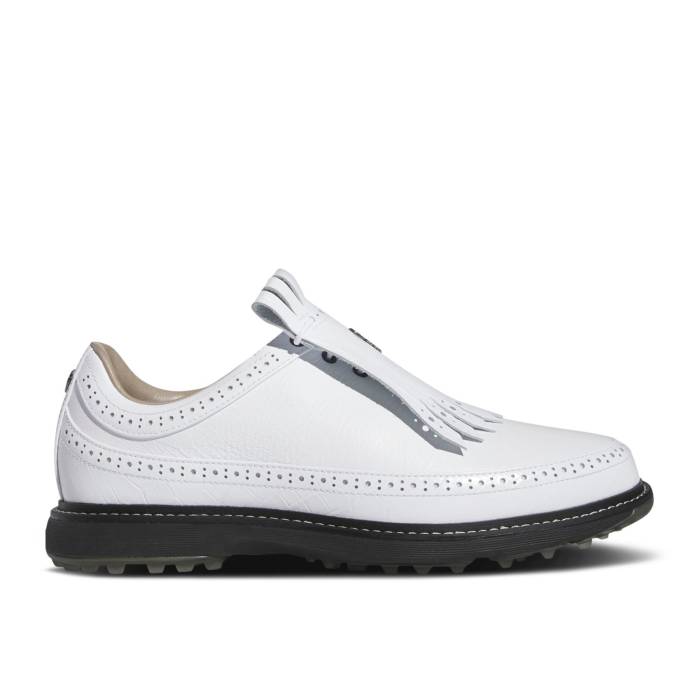 アディダス Adidas 【 Bogey Boys X Mc80 Golf \u0027White Dark Silver\u0027 Men Cloud White/Core Black/Dark Silver Metallic 】 golf ゴルフ メンズ 白いこと 白いこと 中核グループ 黒いこと 黒いこと Silver しろがね色・しろがね色