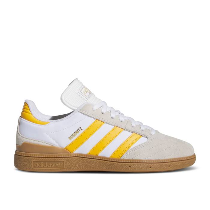 アディダス Adidas 【 Busenitz \u0027Preloved Yellow Gum\u0027 Men Crystal White/Preloved Yellow/Gum 】 yellow 黄味がかった・黄色 メンズ 白いこと 白いこと yellow 黄味がかった・黄色