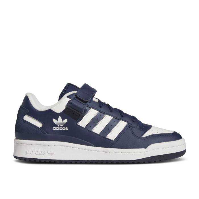 アディダス Adidas 【 Forum Low 'Night Indigo' Men Night Indigo/Cloud White/Crew Yellow 】 フォーラム メンズ ナイト 藍色・インディゴ 白色 ホワイト クルー yellow 黄色・イエロー｜スニケス