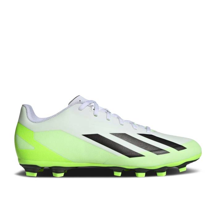 アディダス Adidas 【 X Crazyfast.4 Fg 'Crazyrush Pack' Men Cloud White/Core Black/Lucid Lemon 】 メンズ 白色 ホワイト コア 黒色 ブラック