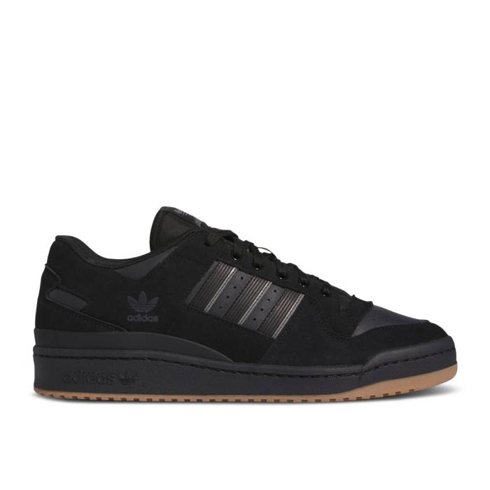 アディダス Adidas 【 Forum 84 Low Adv \u0027Black Grey Gum\u0027 Men Core Black/Carbon/Grey Three 】 討論会 薄墨色 薄墨色 メンズ 中核グループ 黒いこと 黒いこと 炭素 薄墨色 薄墨色