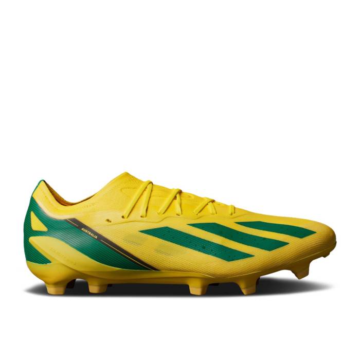 アディダス Adidas 【 X Crazyfast.1 Fg Australia Men Yellow/Semi Court Green/Bold Gold 】 メンズ yellow 黄色・イエロー コート green 緑・グリーン ゴールド