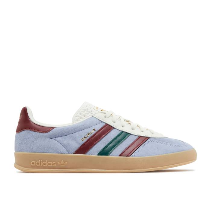 アディダス Adidas 【 Gazelle \u0027Blue Dawn Burgundy\u0027 Men Blue Dawn/Collegiate Burgundy/Core Green 】 ガゼル メンズ 青碧 青色 ブドウ酒色・バーガンディー 中核グループ green 緑・緑であること スニーカー-靴