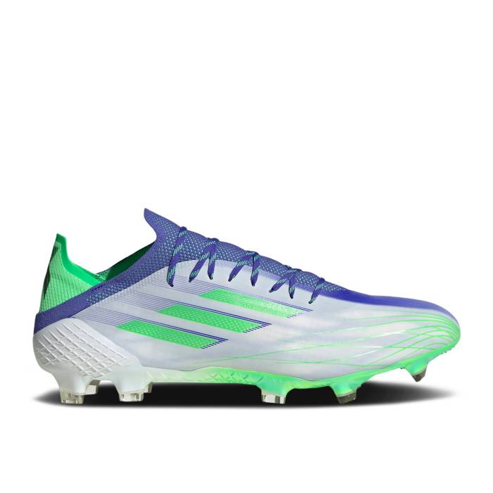 アディダス Adidas 【 X Speedflow.1 Fg 'Adizero Prime X' Men Cloud White/Screaming Green/Sonic Ink 】 靴 メンズ靴 スニーカー メンズ 白色 ホワイト green 緑・グリーン画像