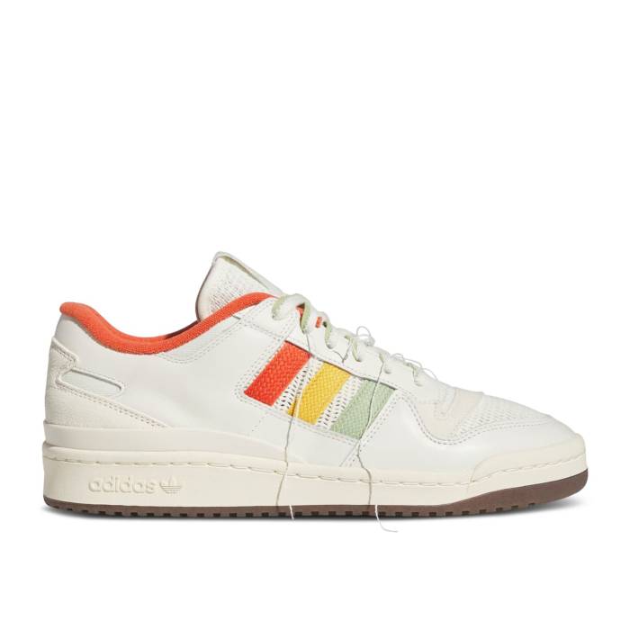 アディダス Adidas 【 Forum 84 Low \u0027Free-Spirited Fun - Off White\u0027 Men Off White/Cream White/Gum 】 討論会 メンズ 白いこと 白いこと 皮膚軟化剤