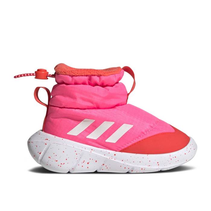 アディダス Adidas 【 Monofit Boot I \u0027Lucid Pink\u0027 Infant Lucid Pink/Cloud White/Bright Red 】 ブーツ もの言う花 pink サクラ色 白いこと 白いこと Red 赤・赤いこと