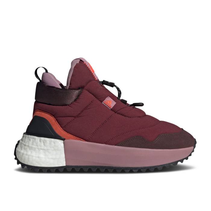 アディダス Adidas 【 Wmns X_Plrboost Puffer \u0027Chalk White Carbon\u0027 Women Shadow Red/Solar Red/Shadow Brown 】 白いこと 白いこと レディース シャドー・シャドウ Red 赤・赤いこと 赤銅色 赤銅色