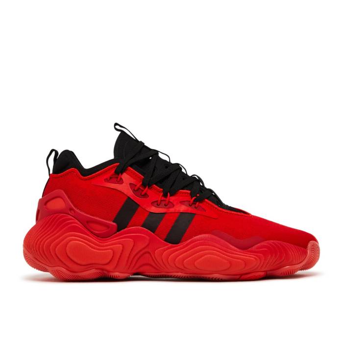 アディダス Adidas 【 Trae Young 3 \u0027Scarlet\u0027 Men Better Scarlet/Core Black/Bright Red 】 メンズ 中核グループ 黒いこと 黒いこと Red 赤・赤いこと