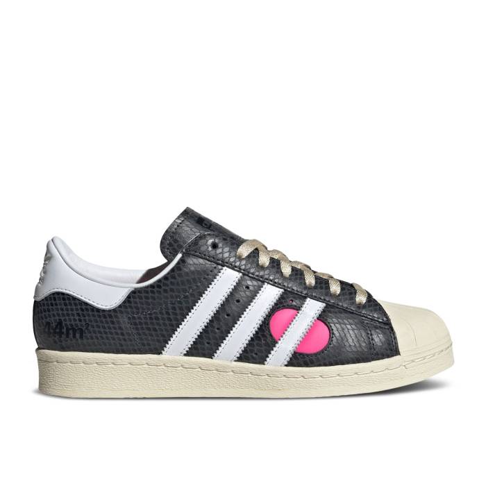 アディダス Adidas 【 Face Studios X Superstar 82 \u0027Carbon\u0027 Men Carbon/Cloud White/Cream White 】 Superstar はやりっ児 メンズ 炭素 白いこと 白いこと 皮膚軟化剤