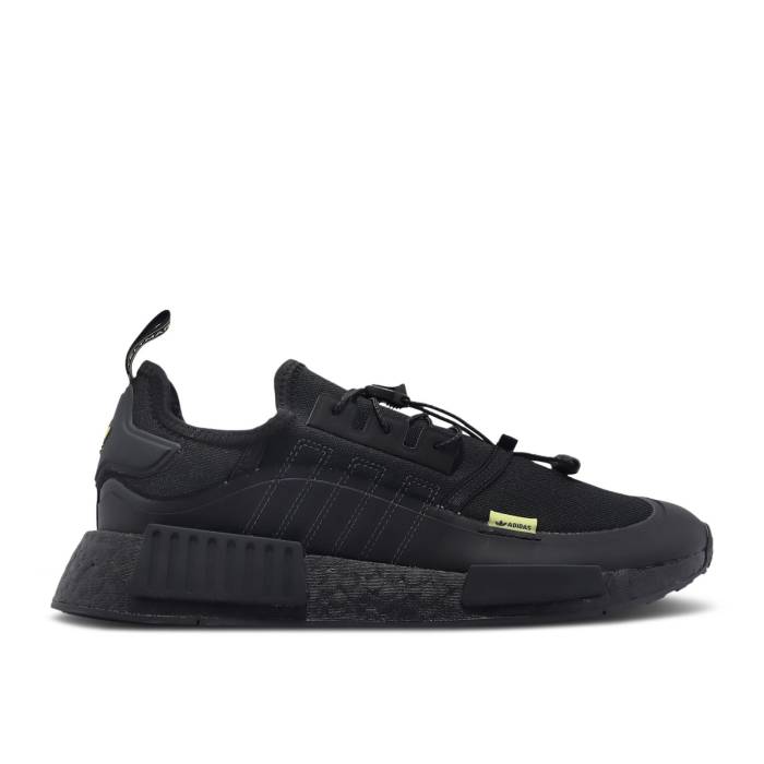 アディダス Adidas 【 Nmd_R1 'Black Pulse Yellow' Men Core Black/Carbon/Pulse Yellow 】 メンズ コア 黒色 ブラック カーボン yellow 黄色・イエロー|スニケス