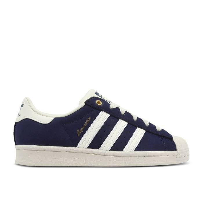 アディダス Adidas 【 Wmns Superstar \u0027Collegiate Pack - Night Indigo\u0027 Women Night Indigo/Off White/Royal Blue 】 Superstar はやりっ児 ナイト爵 レディース ナイト爵 藍色・インディゴ 白いこと 白いこと 青碧 青碧