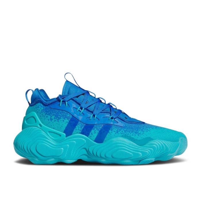 アディダス Adidas 【 Trae Young 3 \u0027Lucid Cyan\u0027 Men Lucid Cyan/True Blue/Lucid Cyan 】 メンズ シアン 青み 青色
