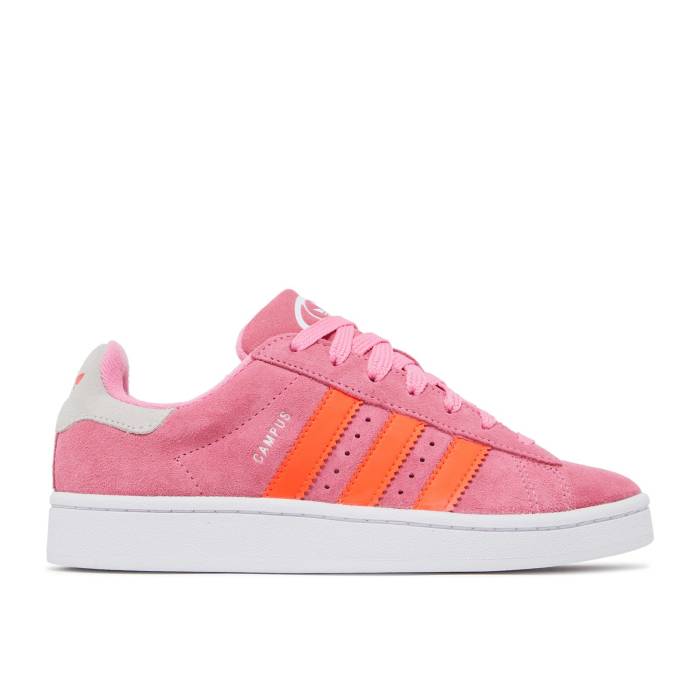 アディダス Adidas 【 Campus 00S J \u0027Bliss Pink Solar Red\u0027 Youth Bliss Pink/Solar Red/Cloud White 】 校庭 pink サクラ色 御坊っちゃん キッズ pink サクラ色 Red 赤・赤いこと 白いこと 白いこと