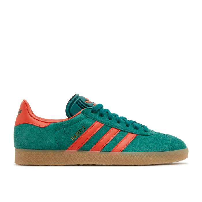 アディダス Adidas 【 Gazelle 'Collegiate Green Preloved Red' Men Collegiate Green/Preloved Red/Gum 】 ガゼル green 緑・グリーン メンズ green 緑・グリーン Red 赤・レッド