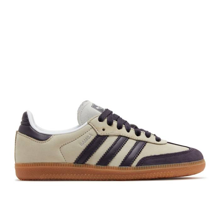 アディダス Adidas 【 Wmns Samba Og 'Putty Grey' Women Putty Grey/Aurora Black/Silver Metallic 】 サンバ レディース 灰色 グレー 黒色 ブラック Silver 銀色・シルバー