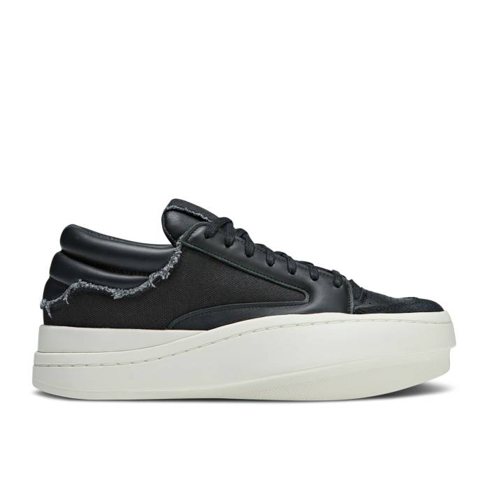 アディダス Adidas 【 Y-3 Centennial Low \u0027Black Off White\u0027 Men Black/Black/Off White 】 メンズ 黒いこと 黒いこと 白いこと 白いこと