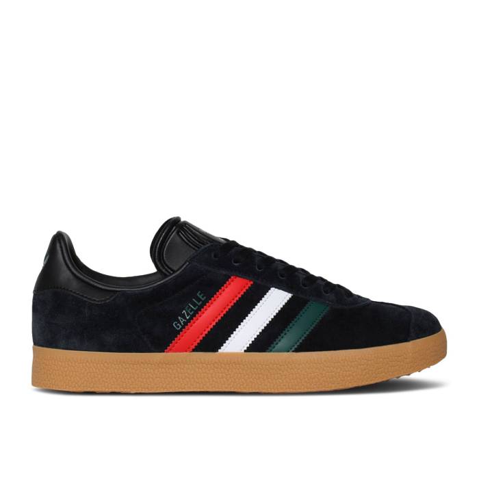 アディダス Adidas 【 Gazelle 'Black Scarlet Green' Men Core Black/Better Scarlet/Collegiate Green 】 ガゼル メンズ コア 黒色 ブラック green 緑・グリーン｜スニケス