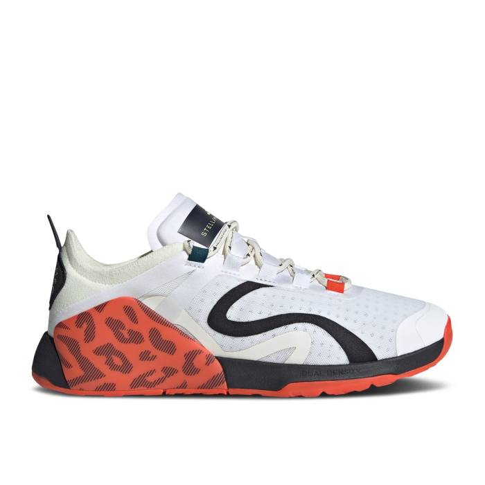 アディダス Adidas 【 Stella Mccartney X Wmns Dropset 'Leopard' Women White/Off White/Active Orange 】 レディース 白色 ホワイト orange 橙・オレンジ|スニケス