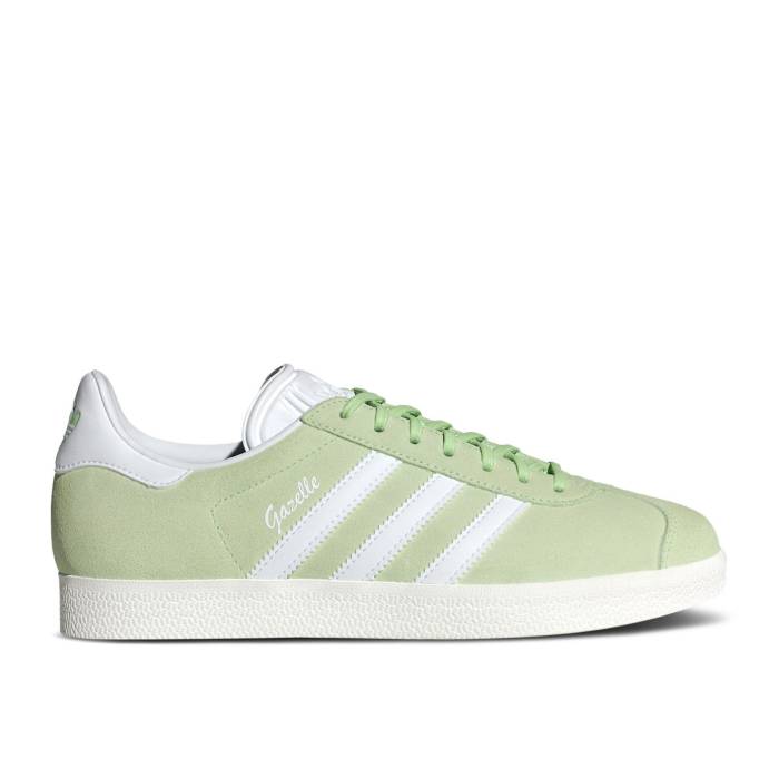 アディダス Adidas 【 Wmns Gazelle \u0027Semi Green Spark\u0027 Women Semi Green Spark/Cloud White/Semi Green Spark 】 ガゼル green 緑・緑であること レディース green 緑・緑であること 白いこと 白いこと