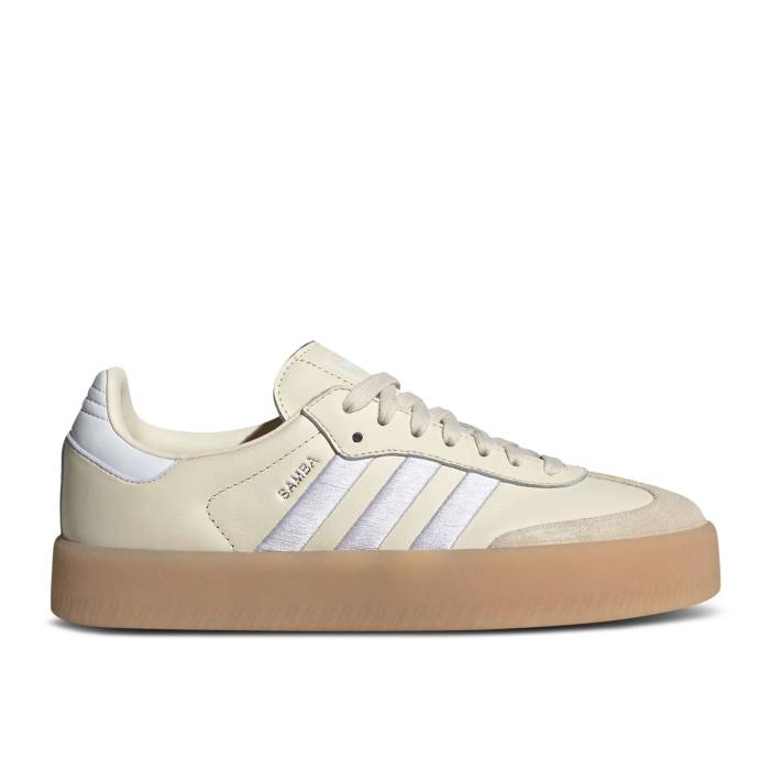アディダス Adidas 【 Wmns Sambae \u0027Wonder White Silver Metallic Gum\u0027 Women Wonder White/Cloud White/Silver Metallic 】 白いこと 白いこと Silver しろがね色・しろがね色 レディース 白いこと 白いこと Silver しろがね色・しろがね色