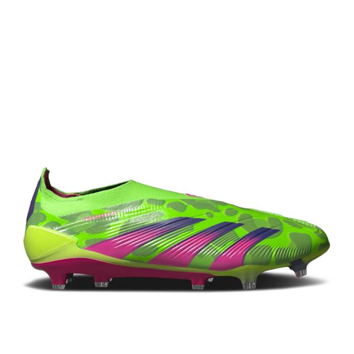 アディダス Adidas 【 Predator Elite Fg \u0027Player Pack - Solar Green\u0027 Men Team Solar Green/Team Shock Pink/Lucid Lemon 】 プレデター エリート メンズ Team 野球クラブ green 緑・緑であること ぼうぜん自失 pink さくら色