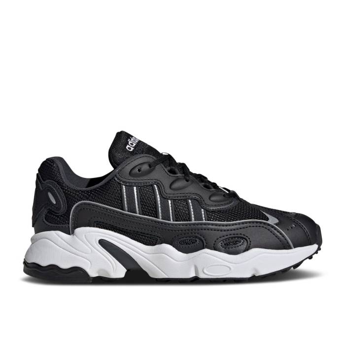 アディダス Adidas 【 Wmns Ozweego Og \u0027Black White\u0027 Women Core Black/Carbon/Cloud White 】 レディース 中核グループ 黒いこと 黒いこと 炭素 白いこと 白いこと