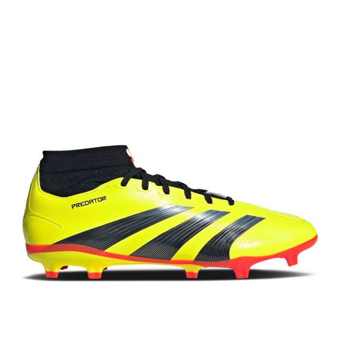 アディダス Adidas 【 Predator 24 League Fg \u0027Energy Citrus Pack\u0027 Men Team Solar Yellow/Core Black/Solar Red 】 プレデター メンズ Team 野球クラブ yellow 黄味がかった・黄色 中核グループ 黒いこと 黒いこと Red 赤・赤いこと