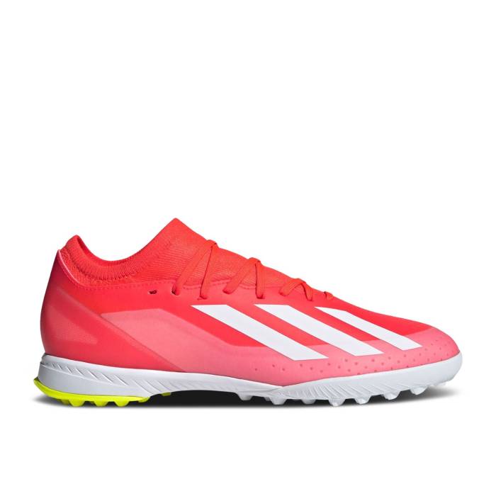 アディダス Adidas 【 X Crazyfast League Tf \u0027Energy Citrus Pack\u0027 Men Solar Red/Cloud White/Team Solar Yellow 】 メンズ Red 赤・赤いこと 白いこと 白いこと Team 野球クラブ yellow 黄味がかった・黄色