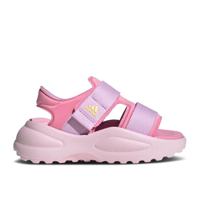 アディダス Adidas 【 Mehana Sandal J \u0027Bliss Pink Lilac\u0027 Youth Bliss Pink/Spark/Bliss Lilac 】 pink さくら色 お坊っちゃん キッズ pink さくら色