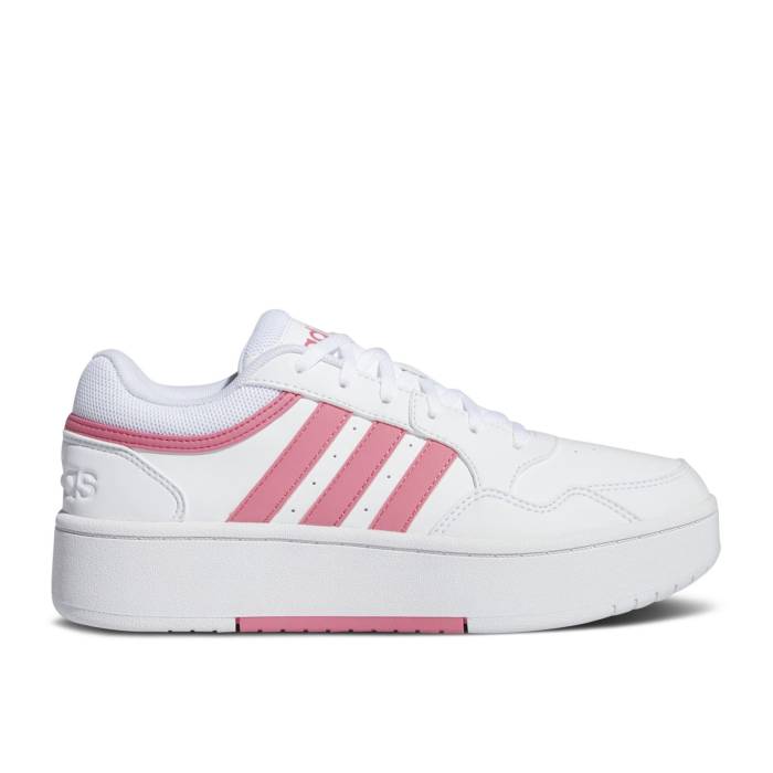 アディダス Adidas 【 Wmns Hoops 3.0 Bold Low \u0027White Pink Fusion\u0027 Women Cloud White/Pink Fusion/Pink Fusion 】 pink サクラ色 レディース 白いこと 白いこと pink サクラ色 Fusion 核融合反応
