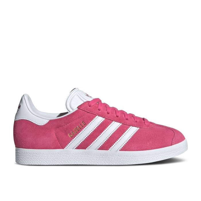 アディダス Adidas 【 Wmns Gazelle \u0027Pulse Magenta\u0027 Women Pulse Magenta/Cloud White/Gold Metallic 】 ガゼル レディース マジェンタ 白いこと 白いこと ゴールド