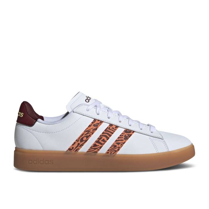 アディダス Adidas 【 Wmns Grand Court 2.0 'Hazy Copper Zebra' Women Cloud White/Hazy Copper/Gum 】 グランド コート 銅色 コッパー レディース 白色 ホワイト 銅色 コッパー｜スニケス