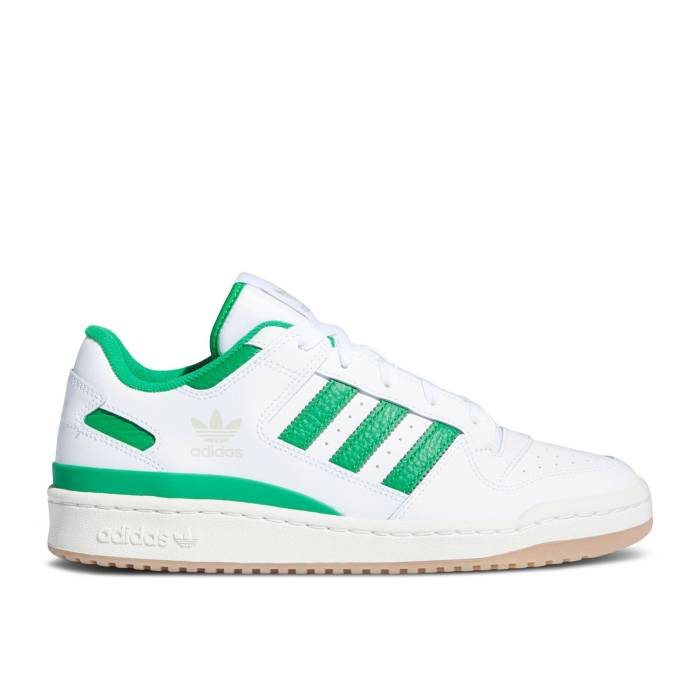 アディダス Adidas 【 Forum Low 塩素 \u0027White Green\u0027 Men Cloud White/Green/Cloud White 】 討論会 メンズ 白いこと 白いこと green 緑・緑であること