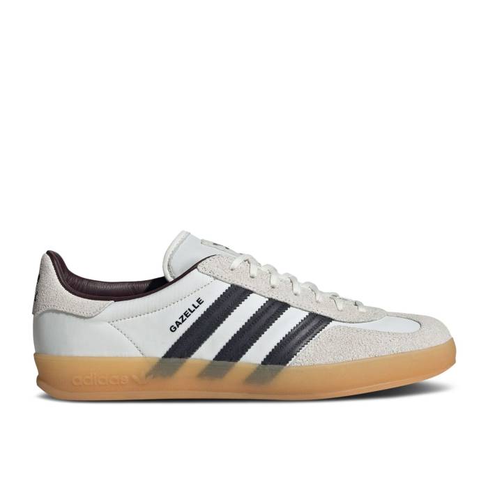 アディダス Adidas 【 Hikari Shibata X Gazelle Indoor White Night Grey Gum Men Core White/Night Grey/Cream White 】 ガゼル ナイト 灰色 グレー メンズ コア 白色 ホワイト ナイト 灰色 グレー クリーム