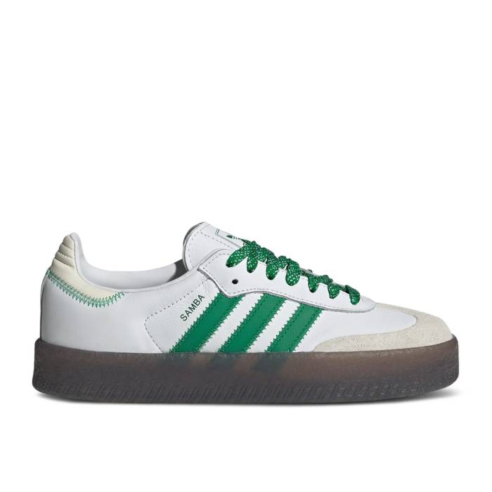 アディダス Adidas 【 Wmns Sambae \u0027White Green Gum\u0027 Women Cloud White/Green/Off White 】 green 緑・緑であること レディース 白いこと 白いこと green 緑・緑であること