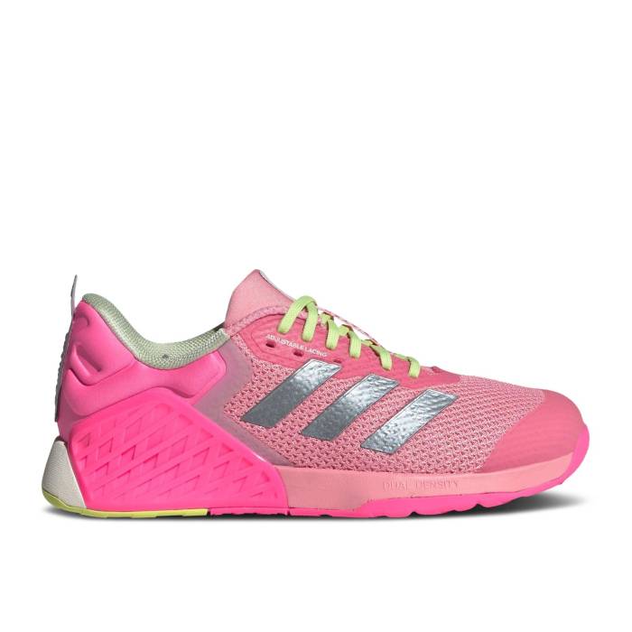 アディダス Adidas 【 Wmns Dropset 3 \u0027Semi Pink Spark\u0027 Women Semi Pink Spark/Iron Metallic/Silver Dawn 】 pink さくら色 レディース pink さくら色 Silver しろがね色・しろがね色